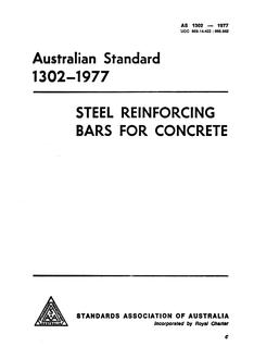AS 1302: 01/01/1977 Steel reinforcing bars for concrete