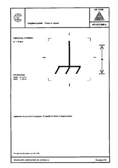 AS 1104S (5020): 01/01/1978 Informative symbols for use on electrical and electronic equipment – Frame or chassis