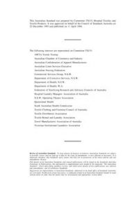AS 3789.4: 04/11/1994 Textiles for health care facilities and institutions, Part 4: Wool blankets
