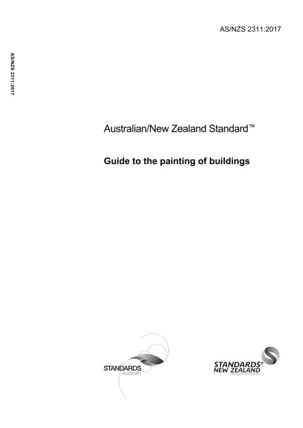 AS/NZS 2311: 03/03/2017 Guide to the Painting of Buildings