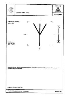 AS 1104S (5039): 01/01/1978 Informative symbols for use on electrical and electronic equipment – Aerial