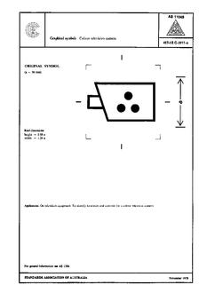 AS 1104S (5117): 01/01/1978 Informative symbols for use on electrical and electronic equipment – Colour television camera