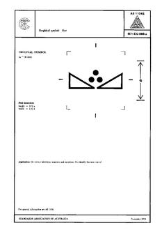 AS 1104S (5060): 01/01/1978 Informative symbols for use on electrical and electronic equipment – Hue