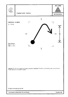 AS 1104S (5113): 01/01/1978 Informative symbols for use on electrical and electronic equipment – Rejection