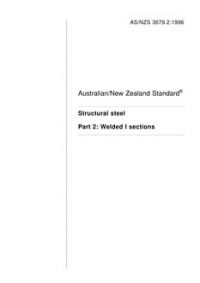 AS/NZS 3679.2: 02/05/1996 Structural steel, Part 2: Welded I sections