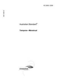 AS 2869: 08/08/2008 Tampons – Menstrual