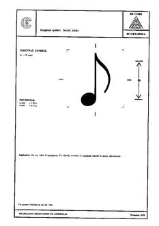 AS 1104S (5182): 01/01/1978 Informative symbols for use on electrical and electronic equipment – Sound; audio