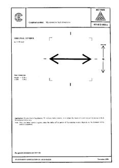 AS 1104S (5023): 01/01/1978 Informative symbols for use on electrical and electronic equipment – Movement in both directions