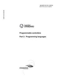 AS IEC 61131.3: 12/19/2014 Programmable controllers, Part 3: Programming languages