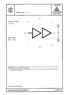 AS 1104S (5108): 01/01/1978 Informative symbols for use on electrical and electronic equipment – Fast run