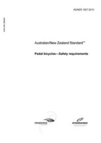 AS/NZS 1927: 07/26/2010 Pedal bicycles – Safety requirements