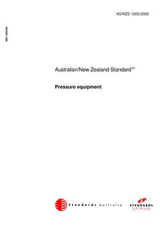 AS/NZS 1200: 06/23/2000 Pressure equipment AS/NZS 1200: 06/23/2000 Pressure equipment