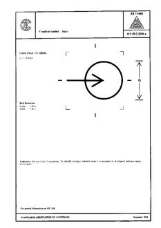 AS 1104S (5034): 01/01/1978 Informative symbols for use on electrical and electronic equipment – Input AS 1104S (5034): 01/01/1978 Informative symbols for use on electrical and electronic equipment – Input