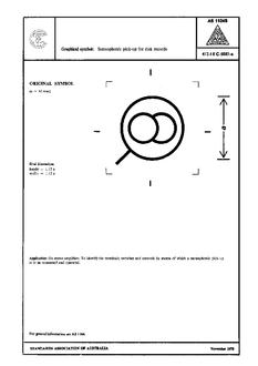 AS 1104S (5087): 01/01/1978 Informative symbols for use on electrical and electronic equipment – Stereophonic pick-up for disk records