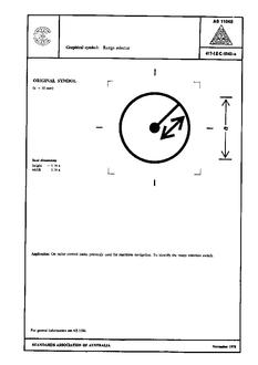 AS 1104S (5143): 01/01/1978 Informative symbols for use on electrical and electronic equipment – Range selector