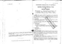 AS 1441.2: 01/01/1973 Methods of test for coated fabrics, Method 2: Determination of mass per unit area and coating mass per unit area