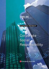 AS 8003: 01/01/2003 Corporate governance – Corporate social responsibility AS 8003: 01/01/2003 Corporate governance – Corporate social responsibility