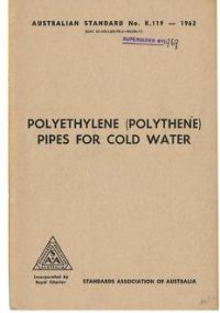 AS K119: 01/01/1962 Polyethylene (polythene) pipes for cold water