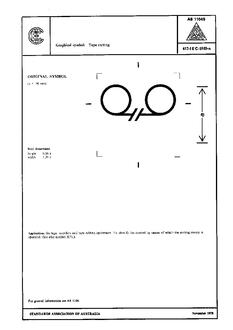 AS 1104S (5103): 01/01/1978 Informative symbols for use on electrical and electronic equipment – Tape cutting