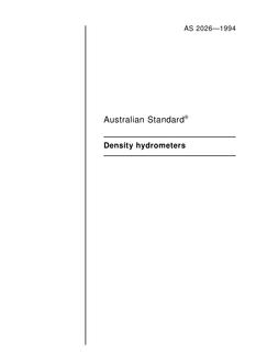 AS 2026: 06/14/1994 Density hydrometers