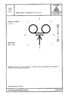 AS 1104S (5101): 01/01/1978 Informative symbols for use on electrical and electronic equipment – Recording lock on tape recorders