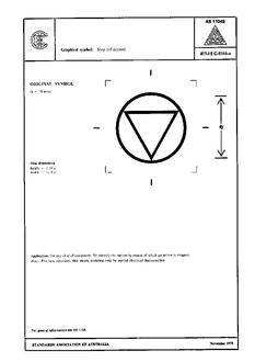 AS 1104S (5110): 01/01/1978 Informative symbols for use on electrical and electronic equipment – Stop (of action)