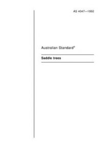 AS 4047: 01/01/1992 Saddle trees