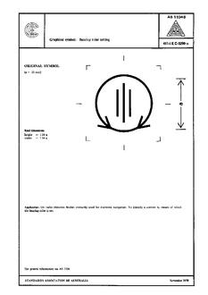 AS 1104S (5200): 01/01/1978 Informative symbols for use on electrical and electronic equipment – Bearing ruler setting