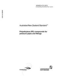 AS/NZS 4131: 02/05/2010 Polyethylene (PE) compounds for pressure pipes and fittings