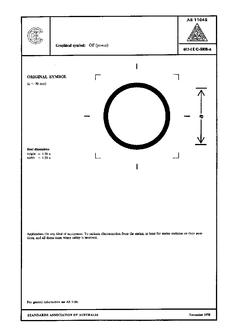 AS 1104S (5008): 01/01/1978 Informative symbols for use on electrical and electronic equipment – Off (power)