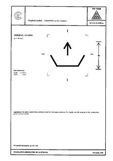 AS 1104S (5149): 01/01/1978 Informative symbols for use on electrical and electronic equipment – Transmitted power monitor