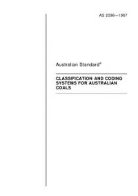AS 2096: 01/04/1987 Classification and coding systems for Australian coals