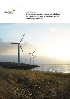 AS 4959: 03/05/2010 Acoustics – Measurement, prediction and assessment of noise from wind turbine generators