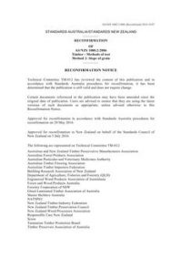 AS/NZS 1080.2: 06/07/2006 Timber – Methods of test, Method 2: Slope of grain