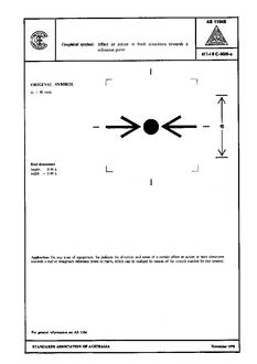 AS 1104S (5028): 01/01/1978 Informative symbols for use on electrical and electronic equipment – Effect or action in both directions towards a reference point