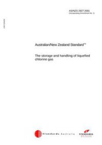 AS/NZS 2927: 05/05/2001 The storage and handling of liquefied chlorine gas