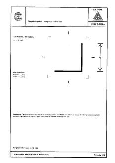 AS 1104S (5106): 01/01/1978 Informative symbols for use on electrical and electronic equipment – Length or end of text