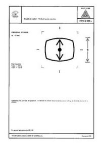 AS 1104S (5062): 01/01/1978 Informative symbols for use on electrical and electronic equipment – Vertical synchronization