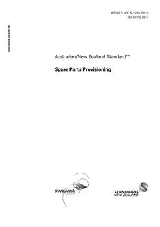 AS/NZS IEC 62550: 05/24/2019 Spare Parts Provisioning