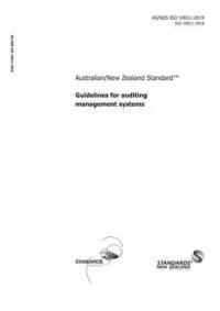 AS/NZS ISO 19011: 08/22/2019 Guidelines for auditing management systems
