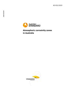 AS 4312: 10/29/2019 Atmospheric corrosivity zones in Australia