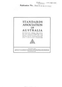 AS C3 TO C11: 01/01/1932 Overhead line wire material for telegraph and telephone purposes (excluding galvanised iron wire) – Hard-drawn copper wire