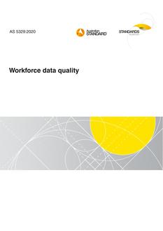 AS 5329: 10/30/2020 Workforce data quality