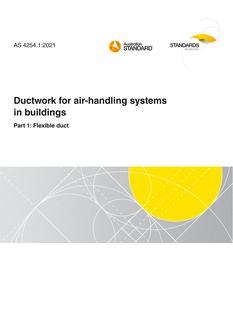 AS 4254.1: 06/25/2021 Ductwork for air-handling systems in buildings, Part 1: Flexible duct