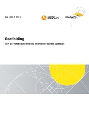 AS 1576.5: 06/30/2021 Scaffolding, Part 5: Prefabricated trestle and trestle ladder scaffolds