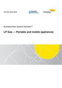 AS/NZS 2658: 01/28/2022 LP Gas – Portable and mobile appliances