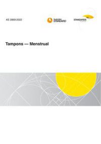 AS 2869: 05/06/2022 Tampons – Menstrual