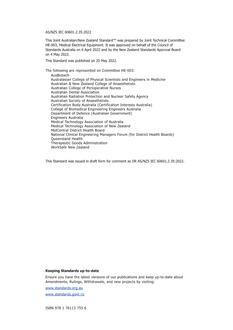 AS/NZS IEC 60601.2.35: 05/20/2022 Medical electrical equipment, Part 2.35: Particular requirements for the basic safety and essential performance of heating devices using blankets, pads and mattresses and intended for heating in medical use