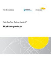AS/NZS 5328: 05/20/2022 Flushable products