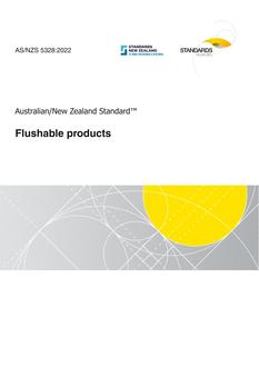 AS/NZS 5328: 05/20/2022 Flushable products